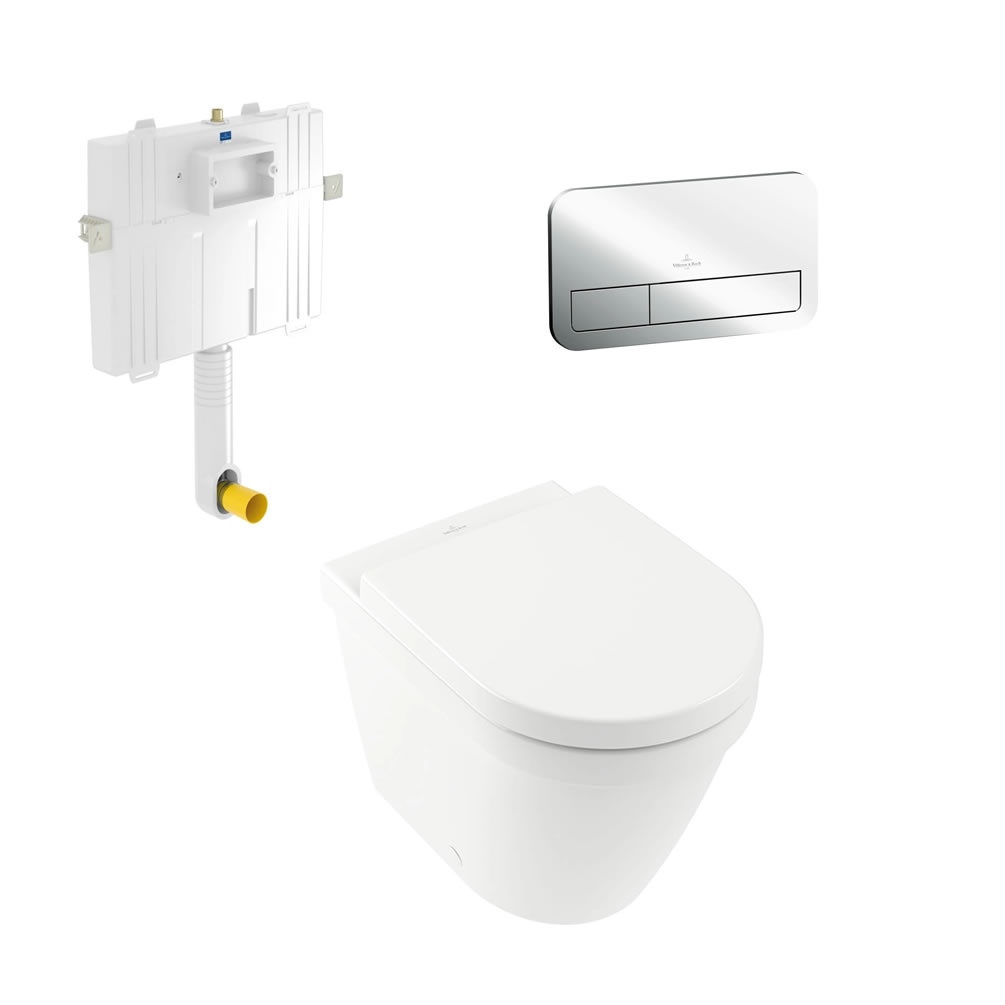 Cutout image of Villeroy & Boch Architectura Back-to-Wall Toilet Pack